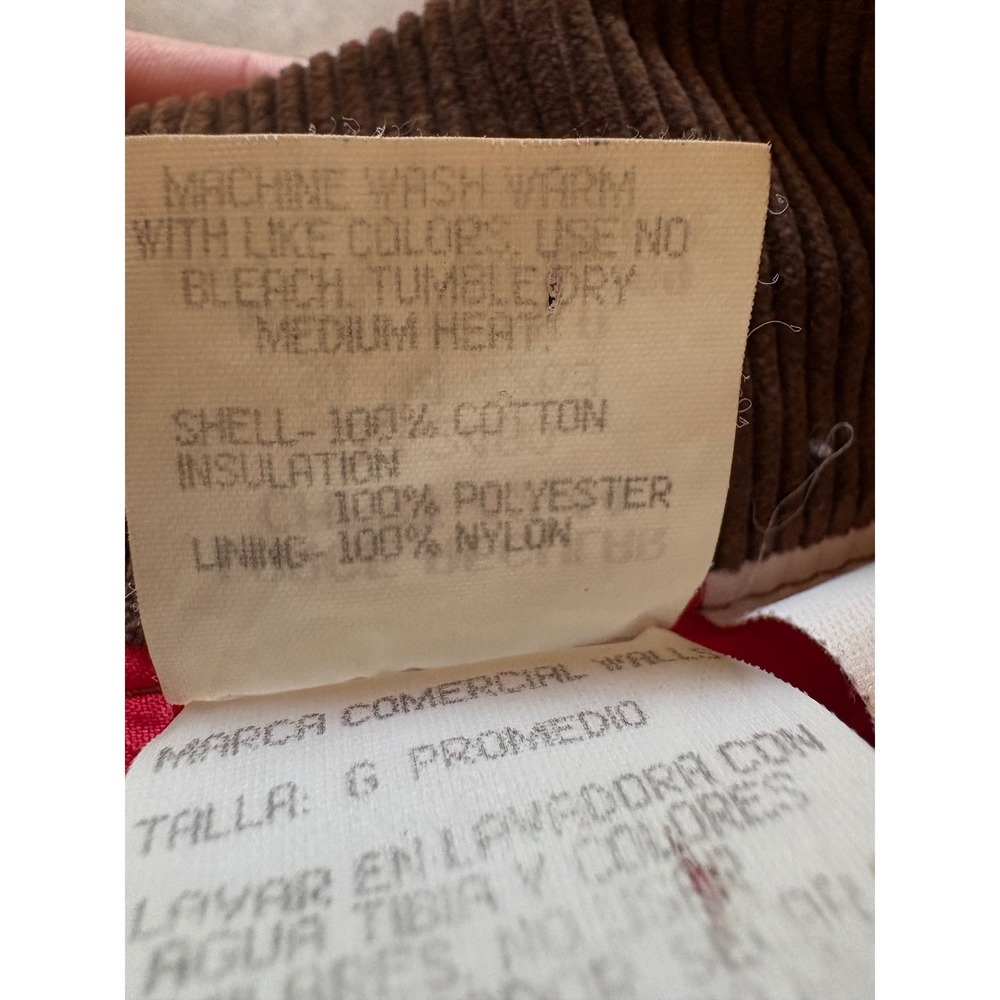 Vintage Walls Master Made Tan Cotton Duck Quilted Lined Work Coveralls Mens L - Picture 16 of 16